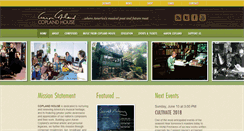 Desktop Screenshot of coplandhouse.org